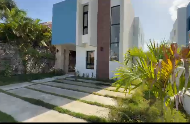 casas - Se vende casa nueva con piscina Residencial Bávaro Punta Cana 0