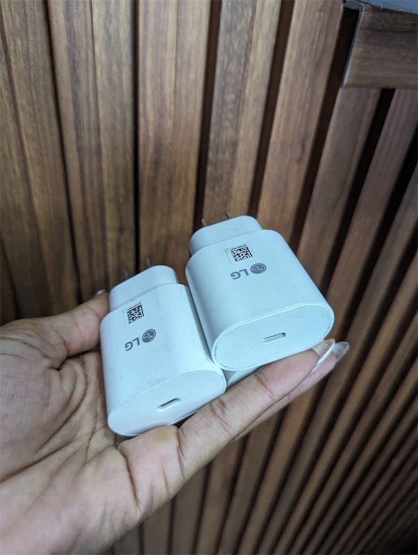 accesorios para electronica - cargador LG original 35W tipo c  4