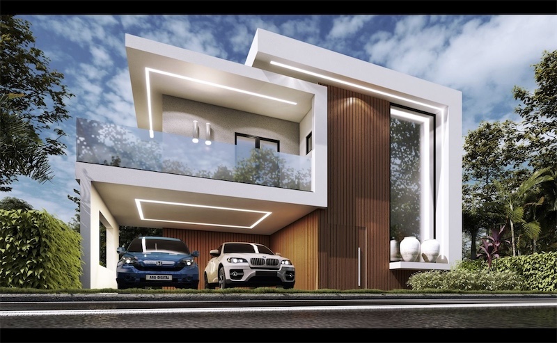 casas vacacionales y villas - Venta de villas con 400mts y  piscina en punta cana zona turística  8