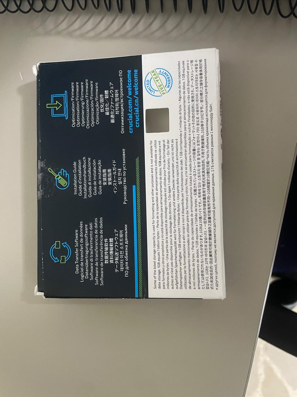 computadoras y laptops - Almacenamiento SSD crucial 1000 GB 1