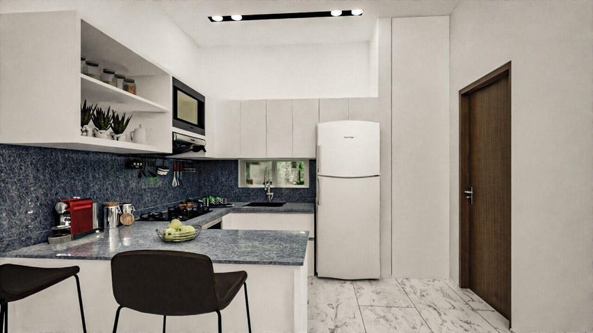 apartamentos - Apartamento en venta #23-1721 dos dormitorios, piso bajo, áreas sociales, balcón 2
