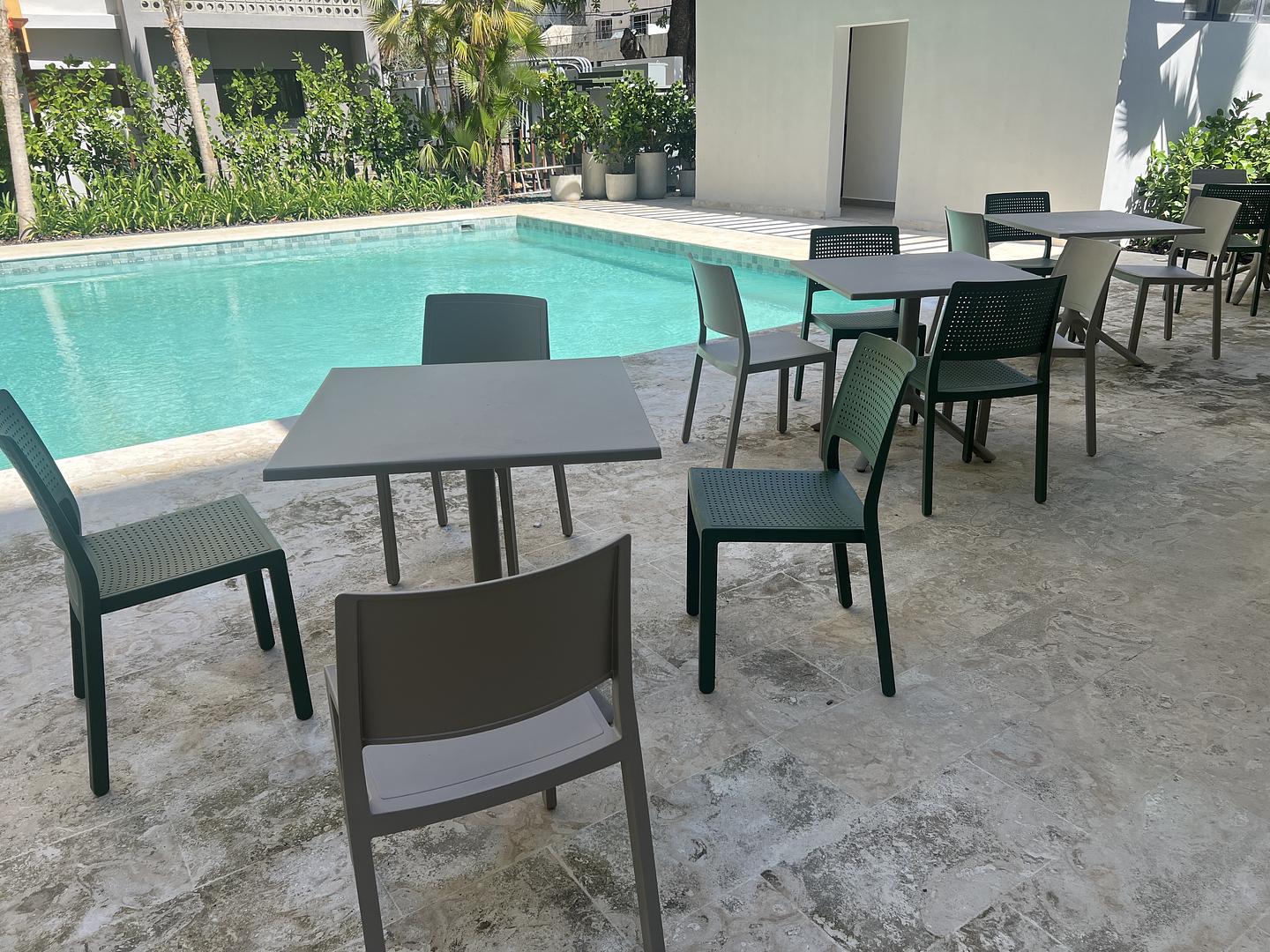 apartamentos - Apto. nuevo 1 hab. condominio Murales, Gazcue 
(listo para entrega) 8
