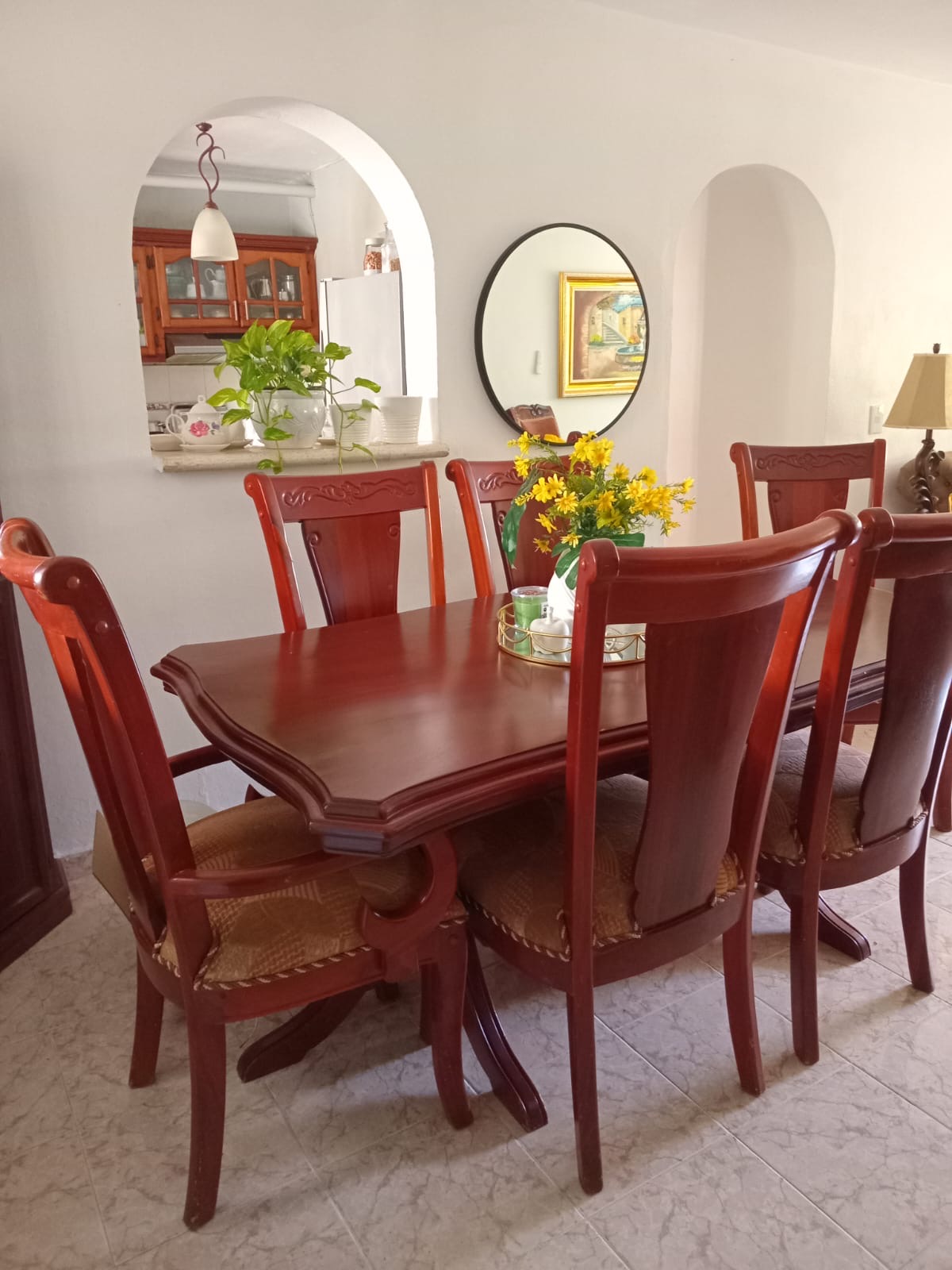 muebles y colchones - Comedor caoba  0