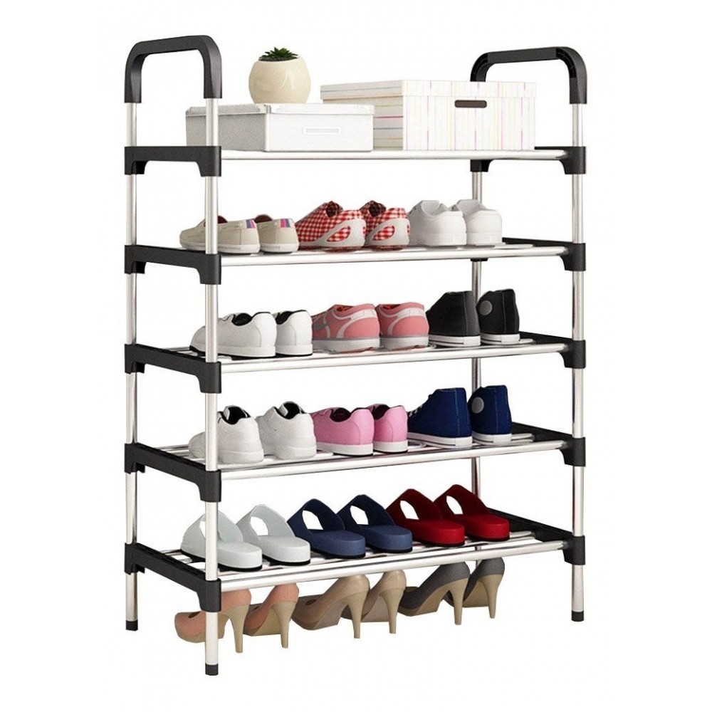 decoración y accesorios - Zapatera Grande 18 pares rack de zapatos Armable 5 Niveles 2