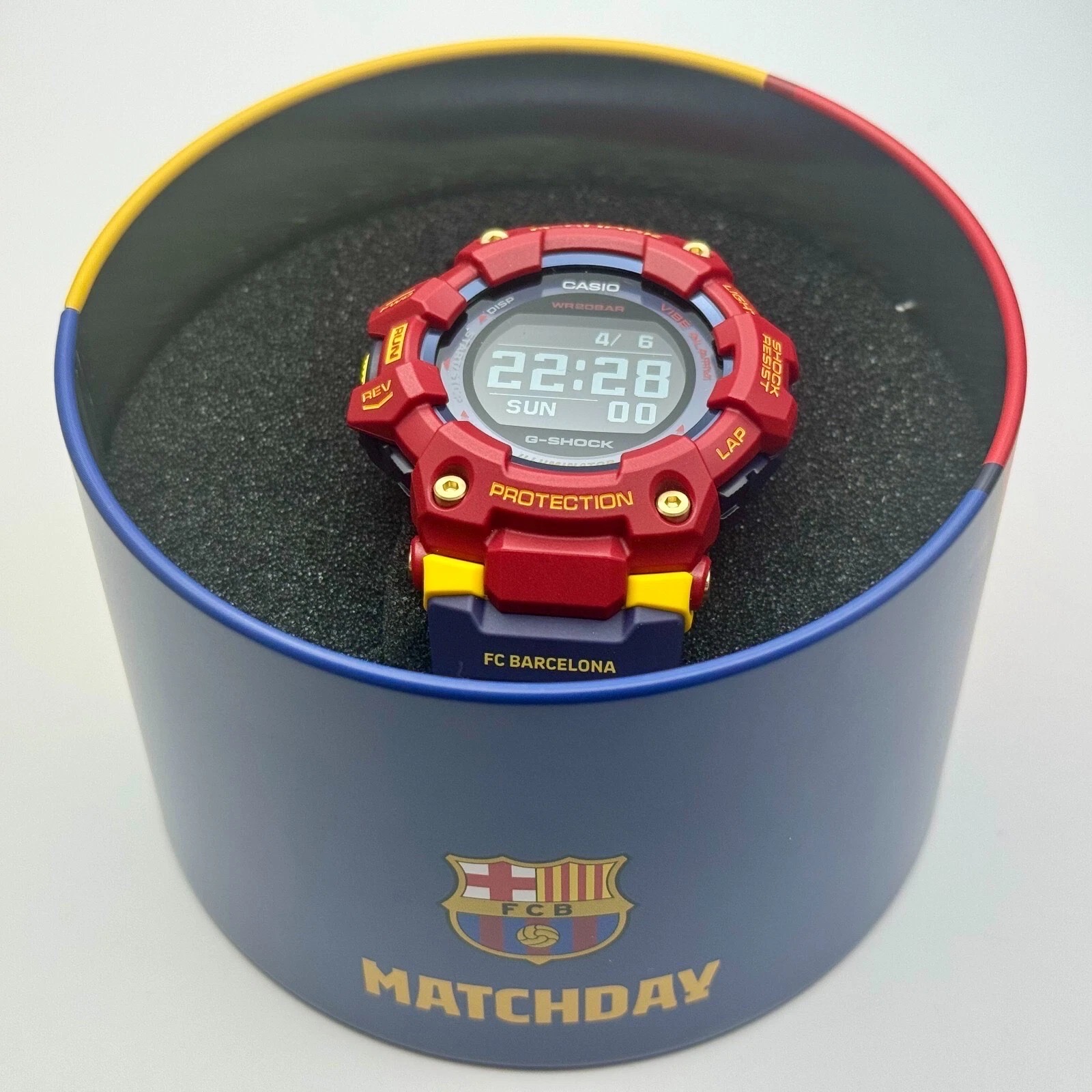 joyas, relojes y accesorios - Reloj G-Shock GBD100 FC Barcelona Rojo Edición Limitada - Nuevo
El GBD-100BAR .  5