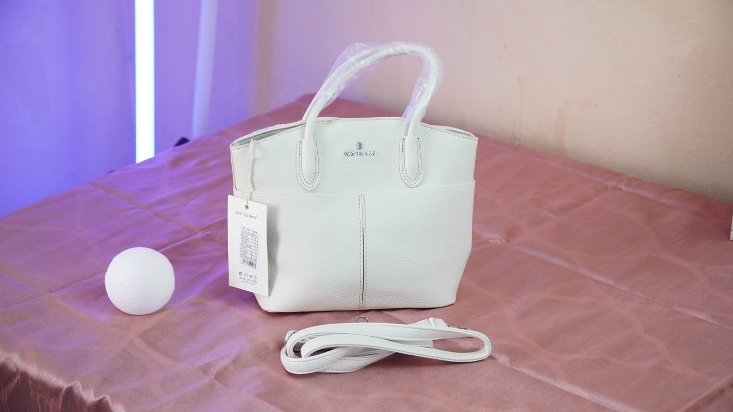 carteras y maletas - Cartera blanca 