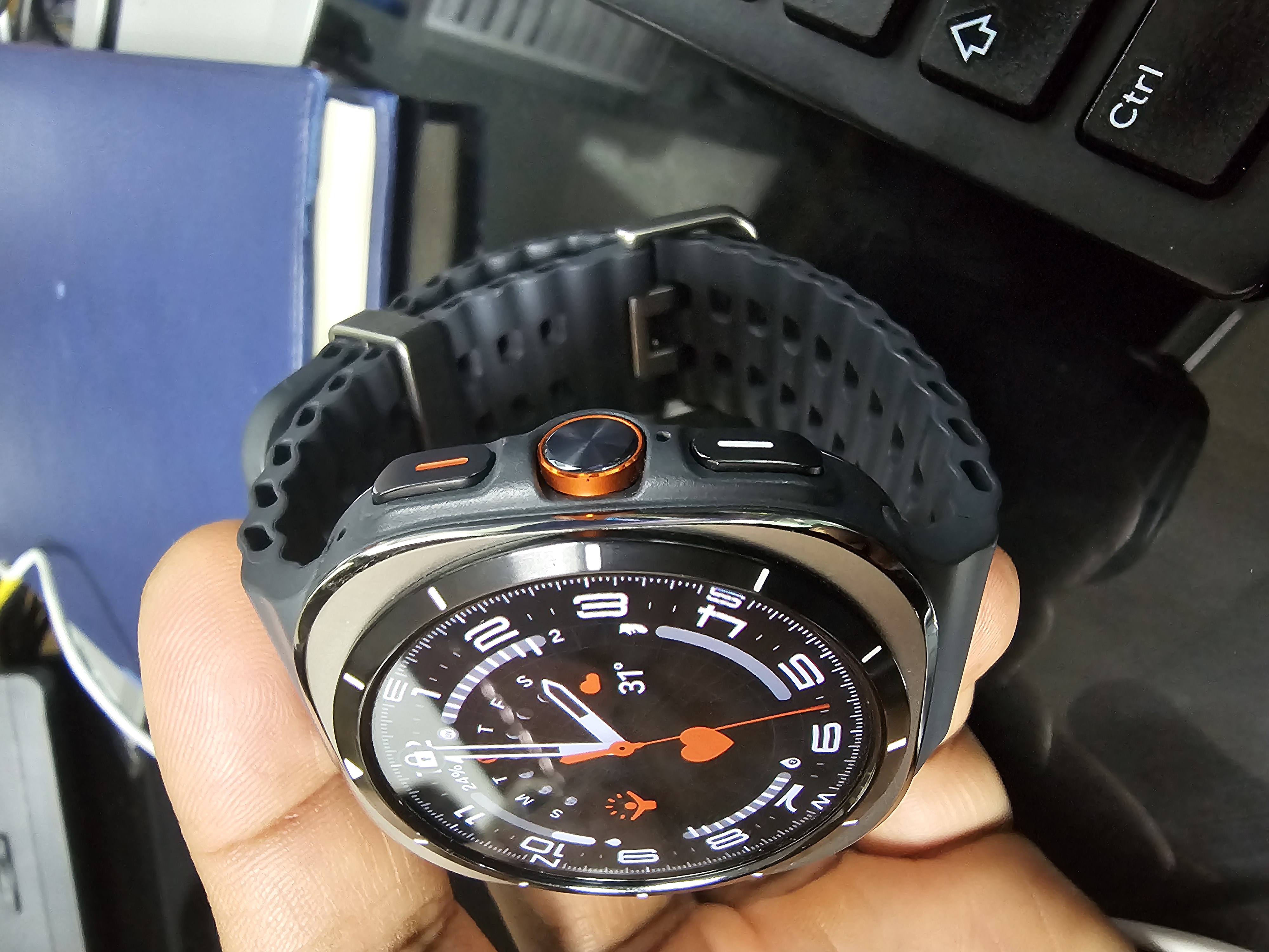 otros electronicos - SAMSUNG GALAXY WATCH ULTRA 47MM Usado como Nuevo. RD$ 17,500🔋⌚ 1