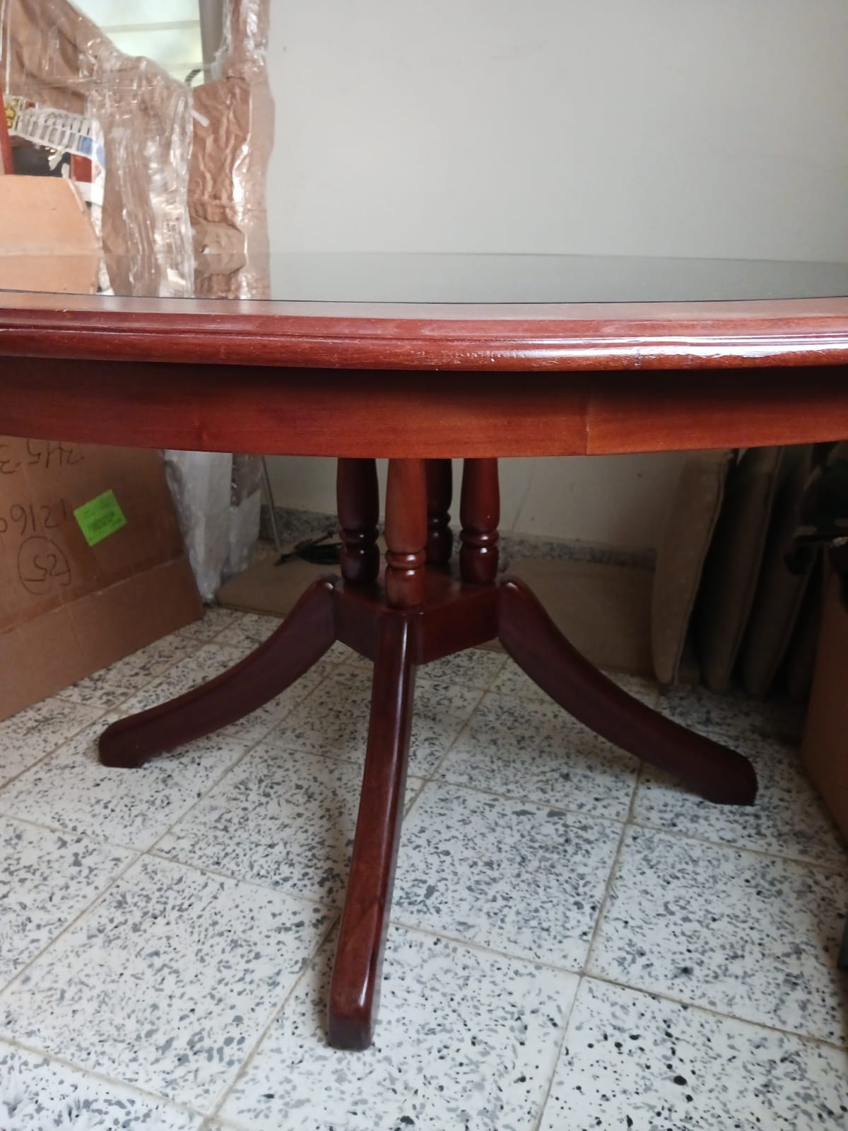 muebles y colchones - Mesa Comedor Caoba Centenaria 1