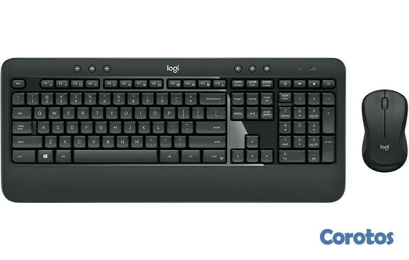 computadoras y laptops - TECLADO MOUSE LOGITECH MK540 ESPAÑOL USB WIRELESS RECEIVER 2.4GHZ WIRELESS 2
