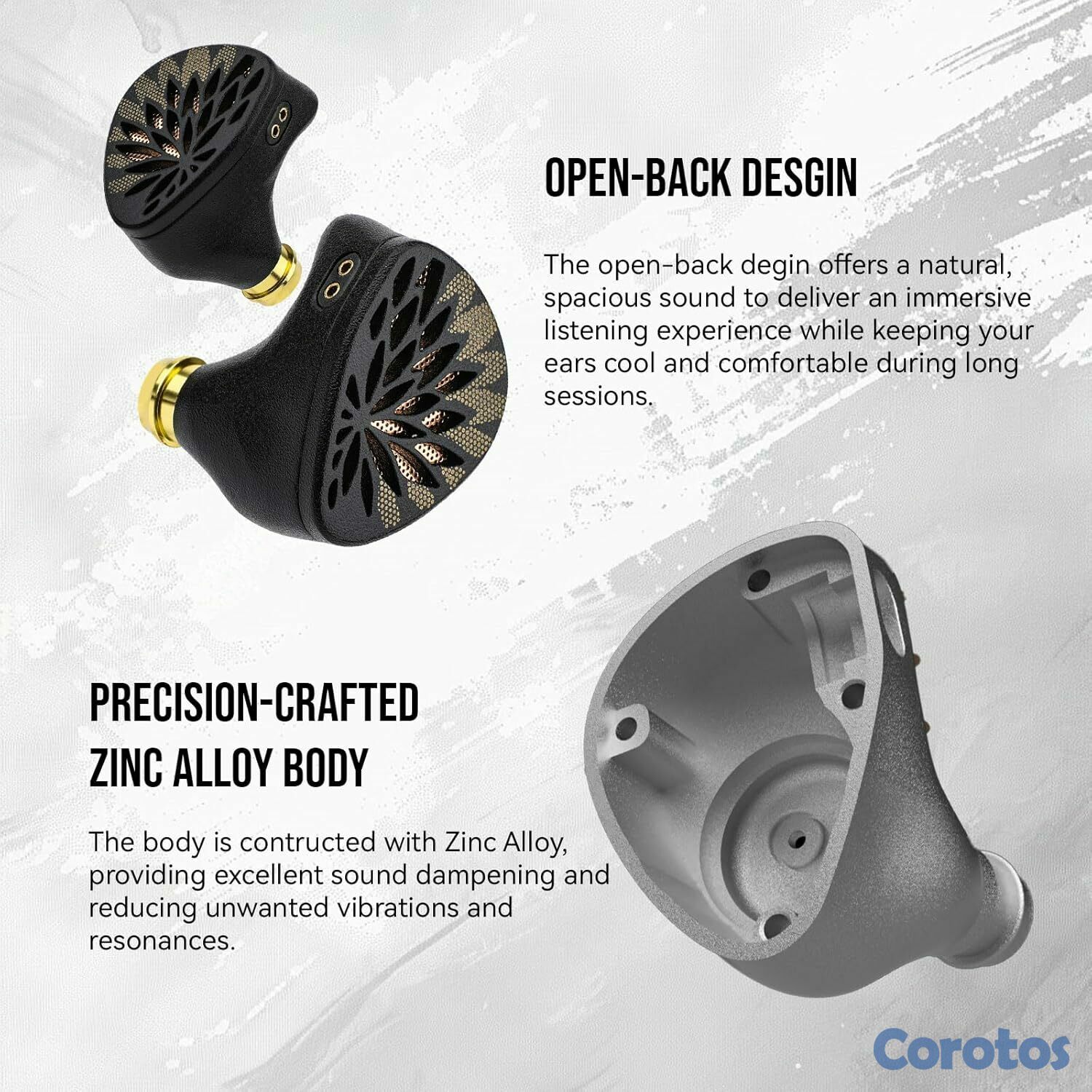 camaras y audio - TANGZU YU XUAN JI auriculares IEM 10mm TPLX DD 3.5 4