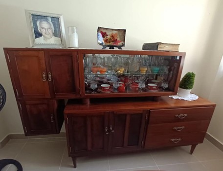 muebles y colchones - Vitrina en ébano verde 0