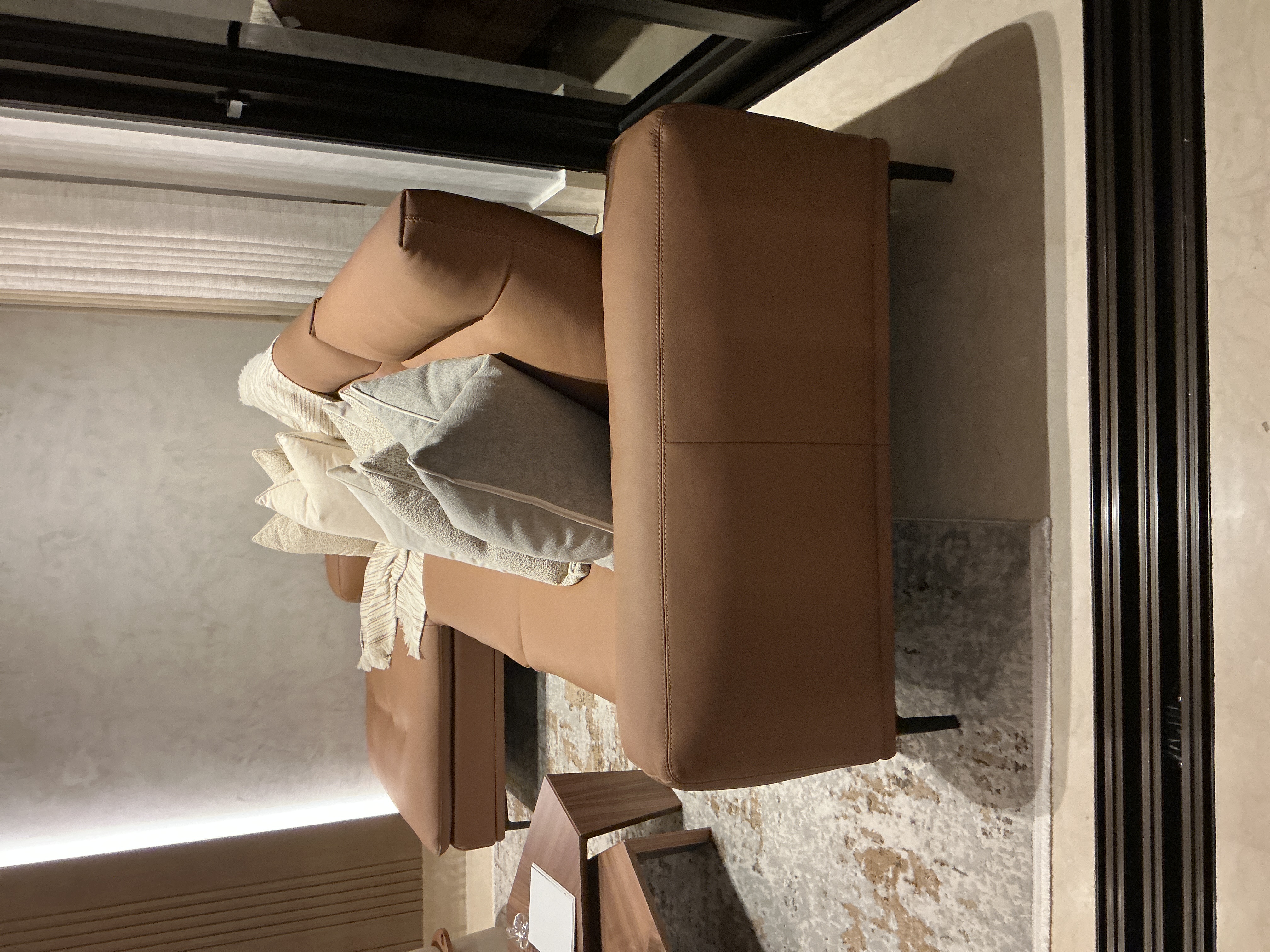 muebles y colchones - Vende Mueble Leathee Italiano reclinable