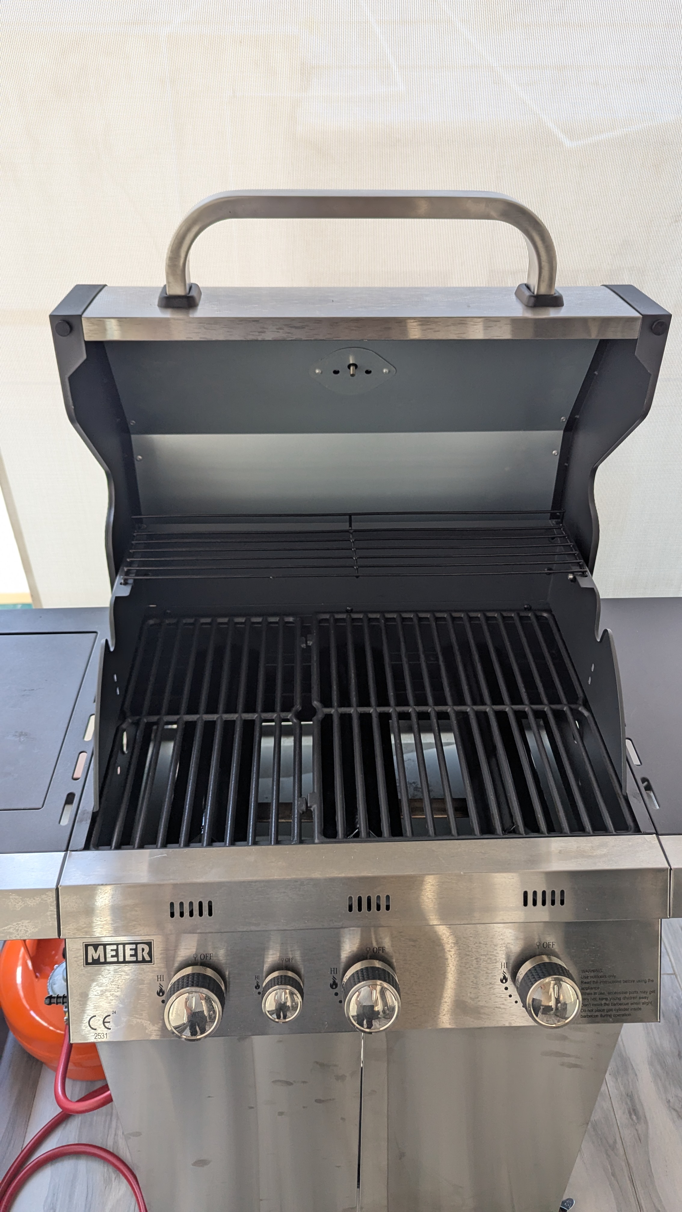 cocina - Vendo BBQ de gas 3 hornillas + 1  3