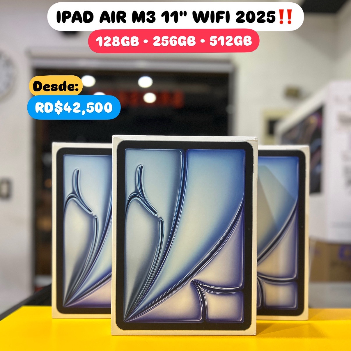 celulares y tabletas - IPAD AIR M3 11" 128GB WIFI SELLADA‼️OFERTA
