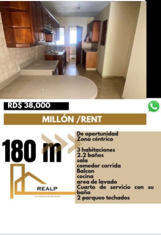 apartamentos - Apartamento en el millon 0