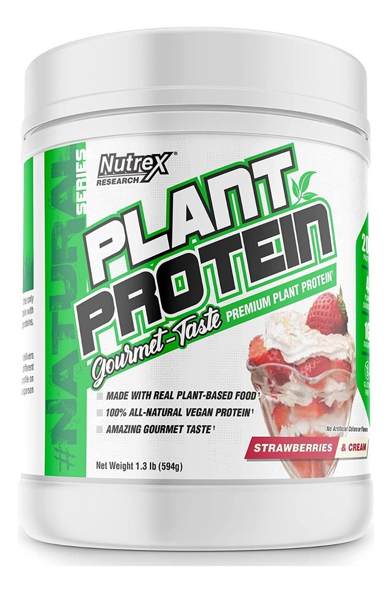 Salud y Equipamiento Médico - Proteina Vegana 594g Fresas