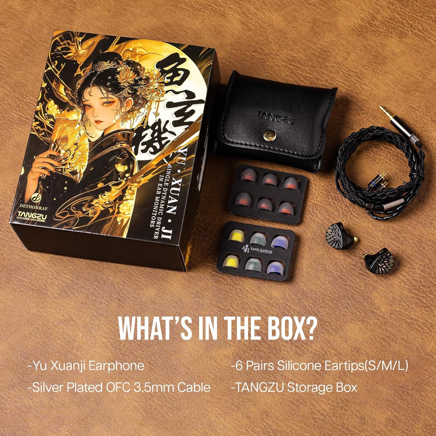 camaras y audio - TANGZU YU XUAN JI auriculares IEM 10mm TPLX DD 3.5 6