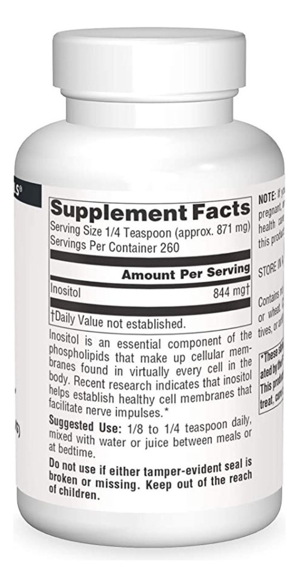 Salud y Equipamiento Médico - Pure Inositol 8 Oz. 226.8g 1