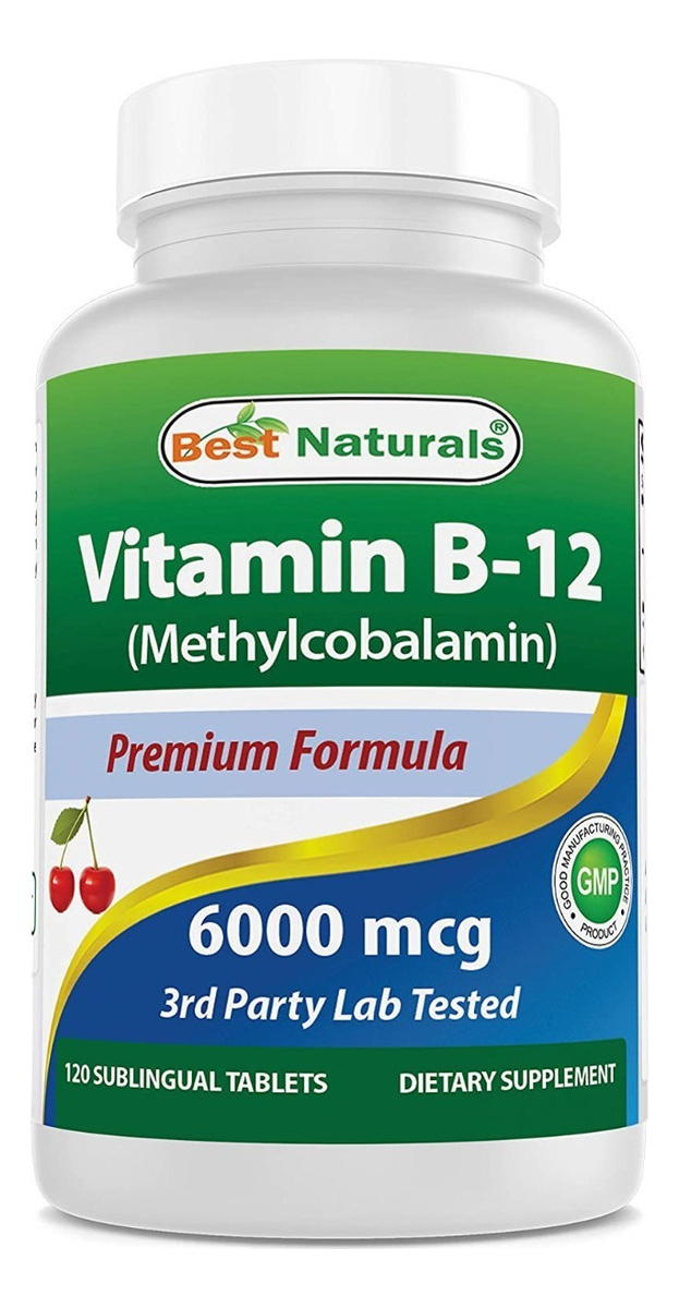 Salud y Equipamiento Médico - Vitamina B12 6000 mcg Best Natural
