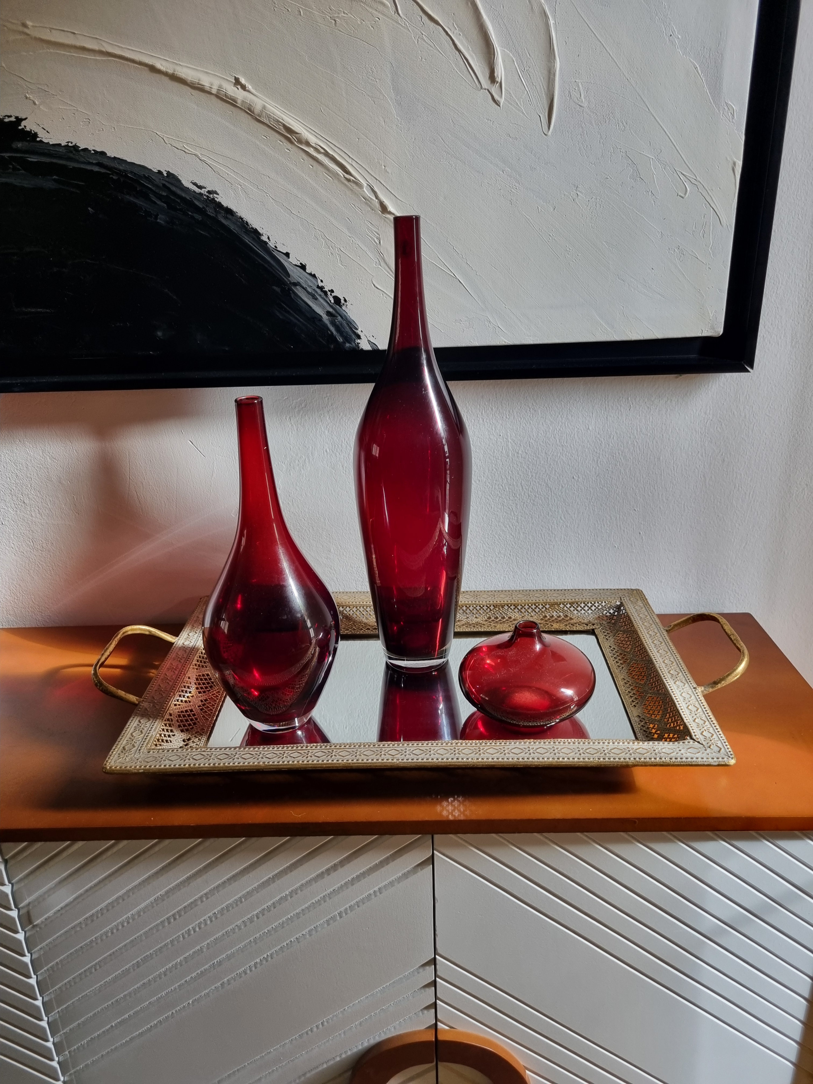 decoración y accesorios - Trío Floreros comprados en Barcelona