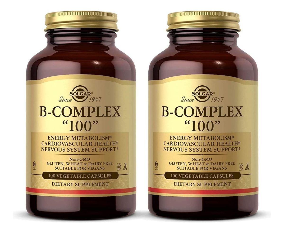 Salud y Equipamiento Médico - Complejo B 100mg 100 capsulas Solgar