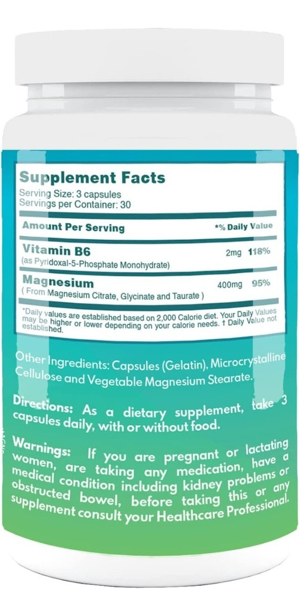 Salud y Equipamiento Médico - Complejo De Magnesio 400mg Val - U - Unidad A $2383 1