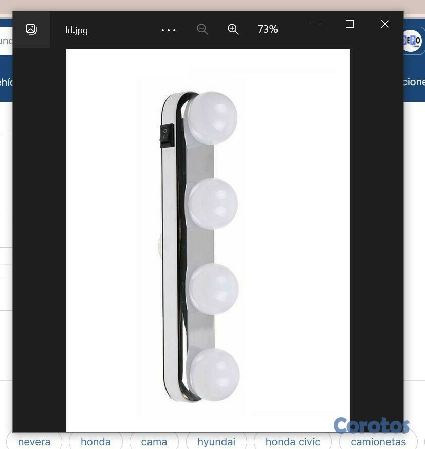 decoración y accesorios - Juego De Luces Led Para Espejo 1