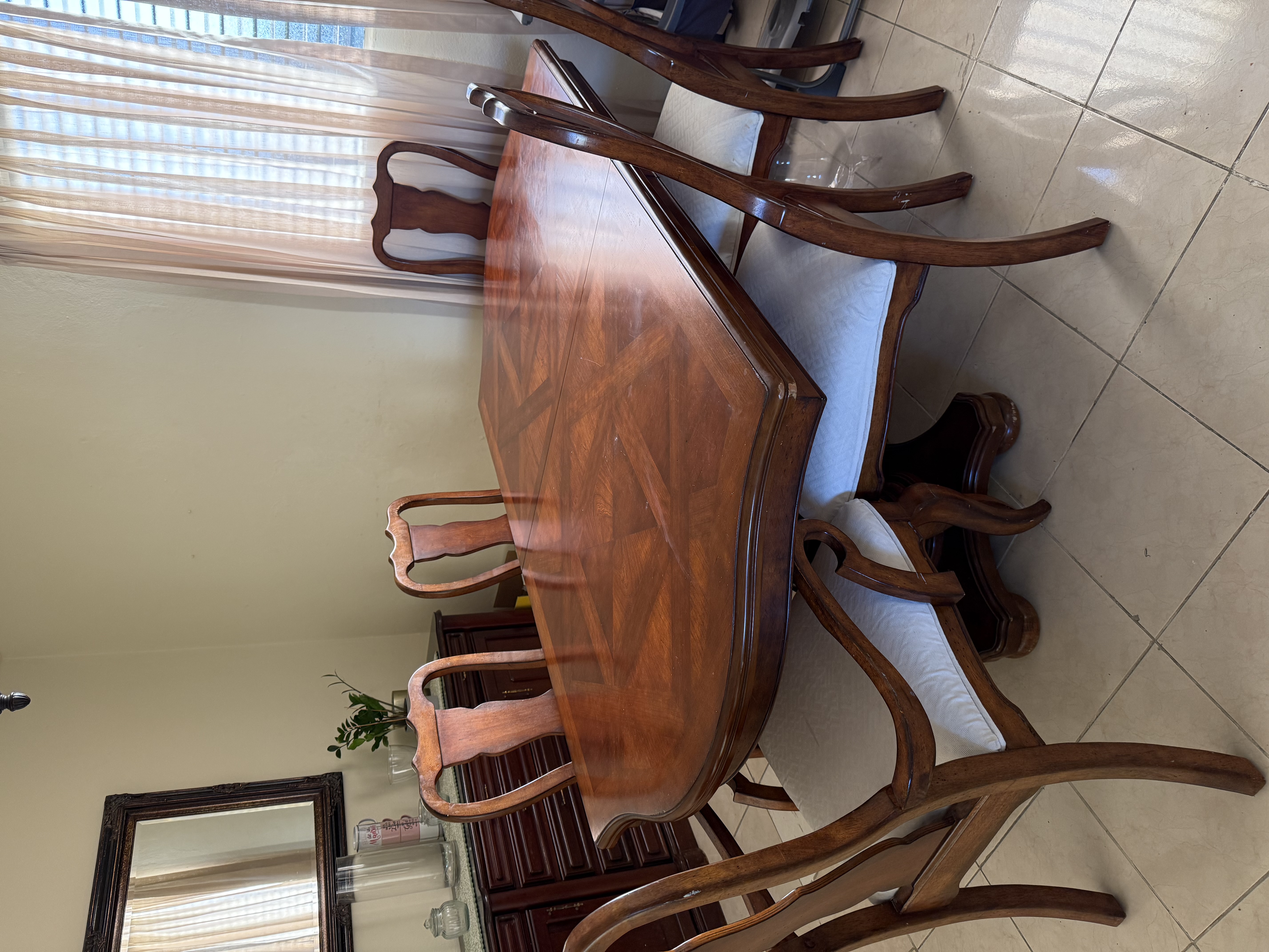 muebles y colchones - Comedor extendible 8 sillas