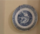 decoración y accesorios - Set de 3 Platos de Pared de Porcelana 3
