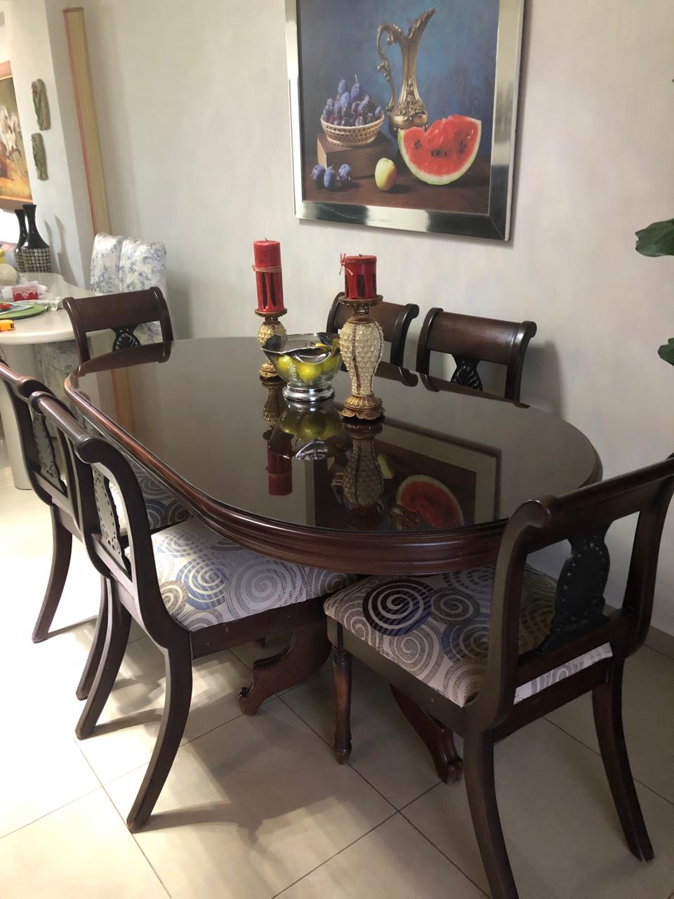 muebles y colchones - Comedor de 6 sillas 0