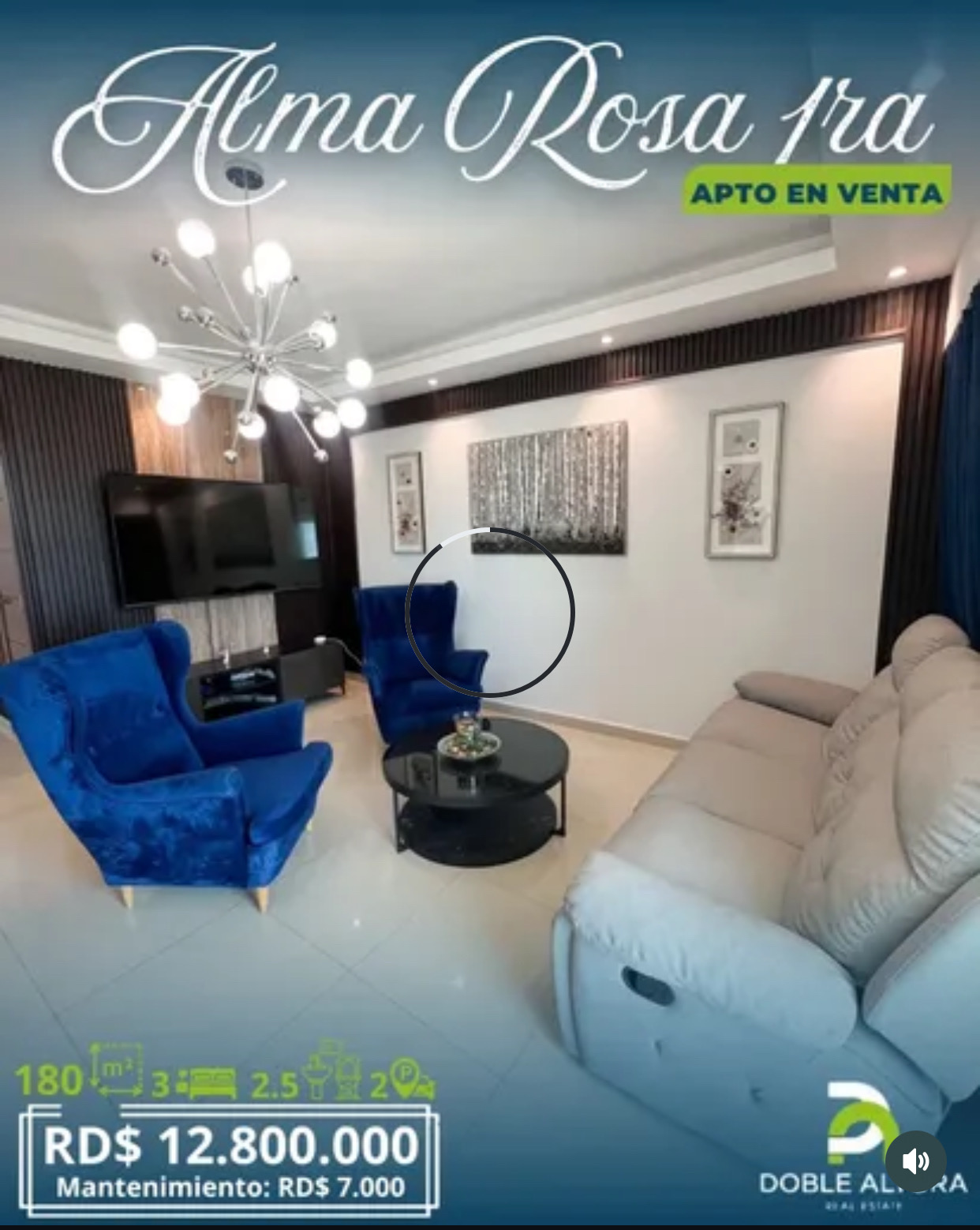 apartamentos - Alma Rosa Primera apartamento en venta 