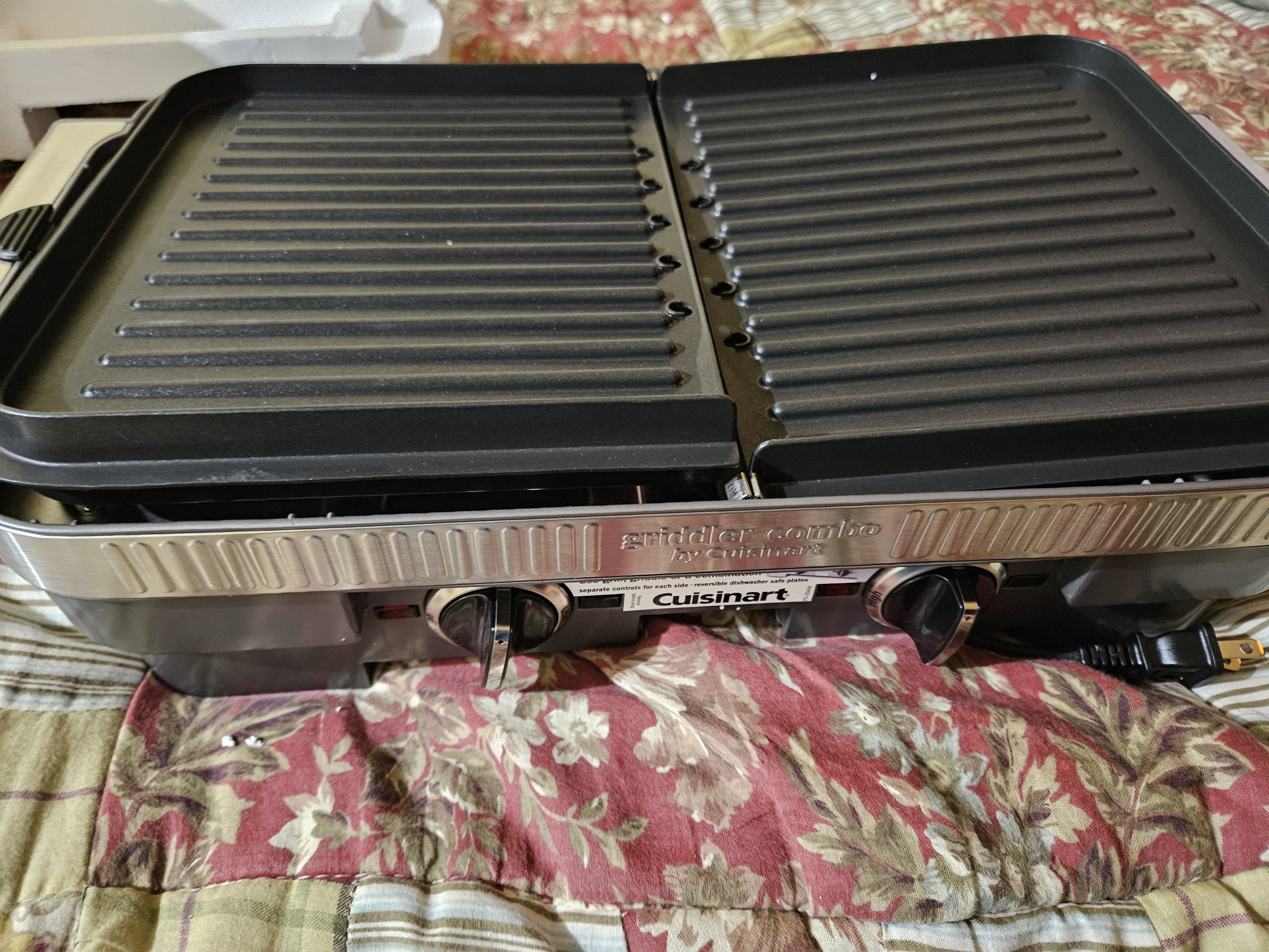 electrodomesticos - Cuisinart GR-55 Griddler Combo de Parrilla/plancha 8