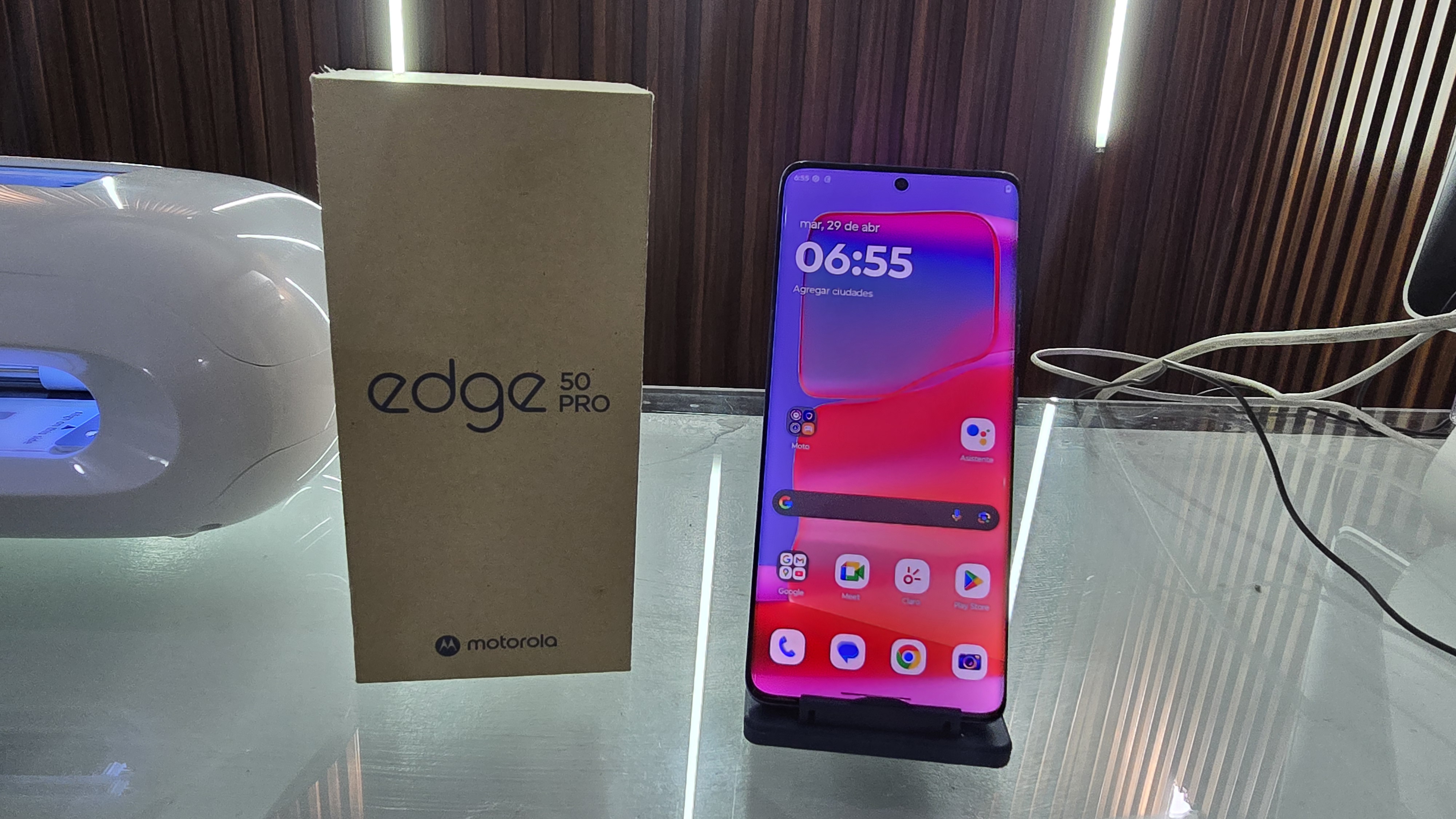 celulares y tabletas - Motorola Edge Pro 512GB 12GB Ram Azul en su caja 0