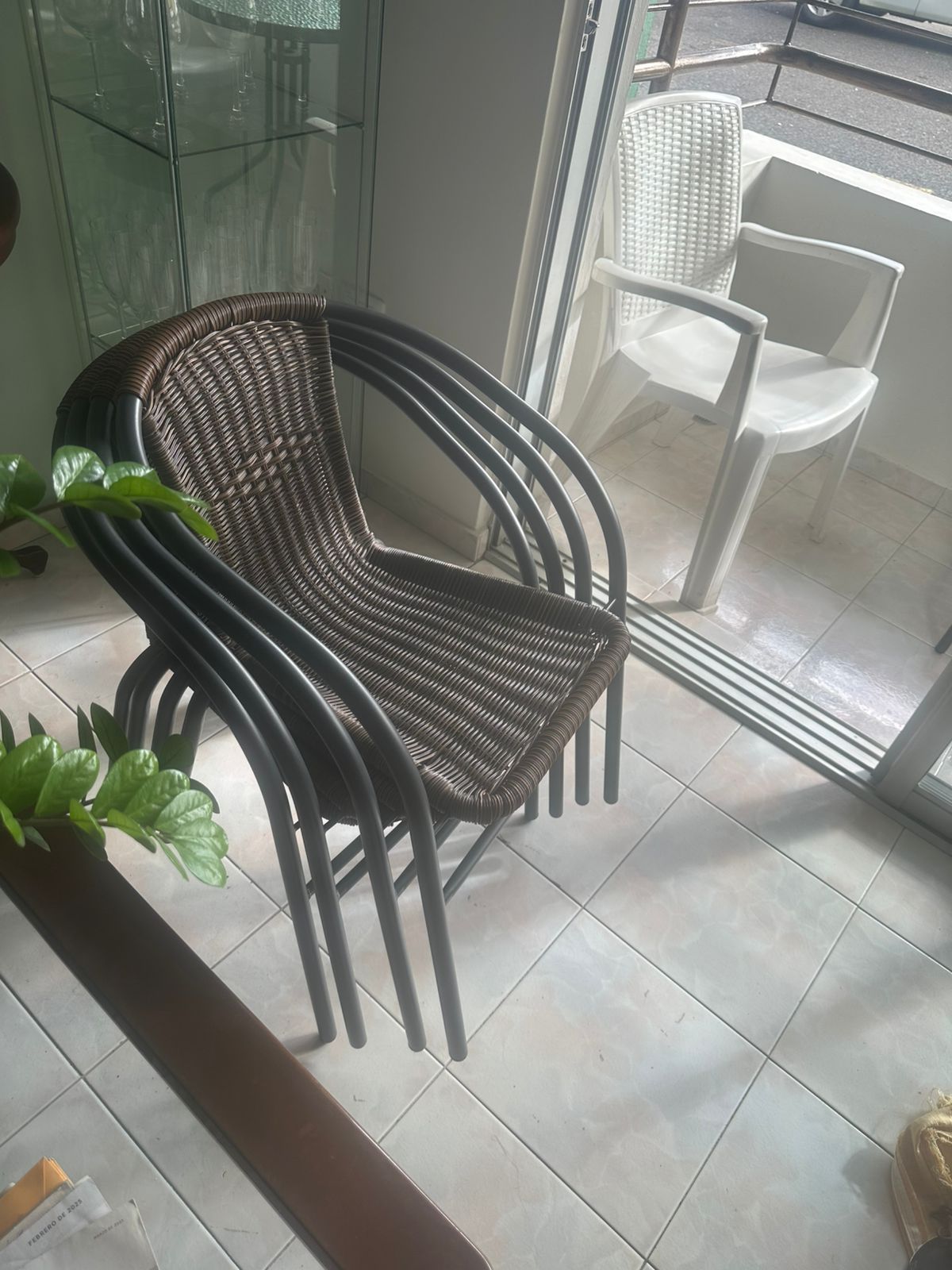 muebles y colchones - Juego de Terraza de 4 Sillas 2