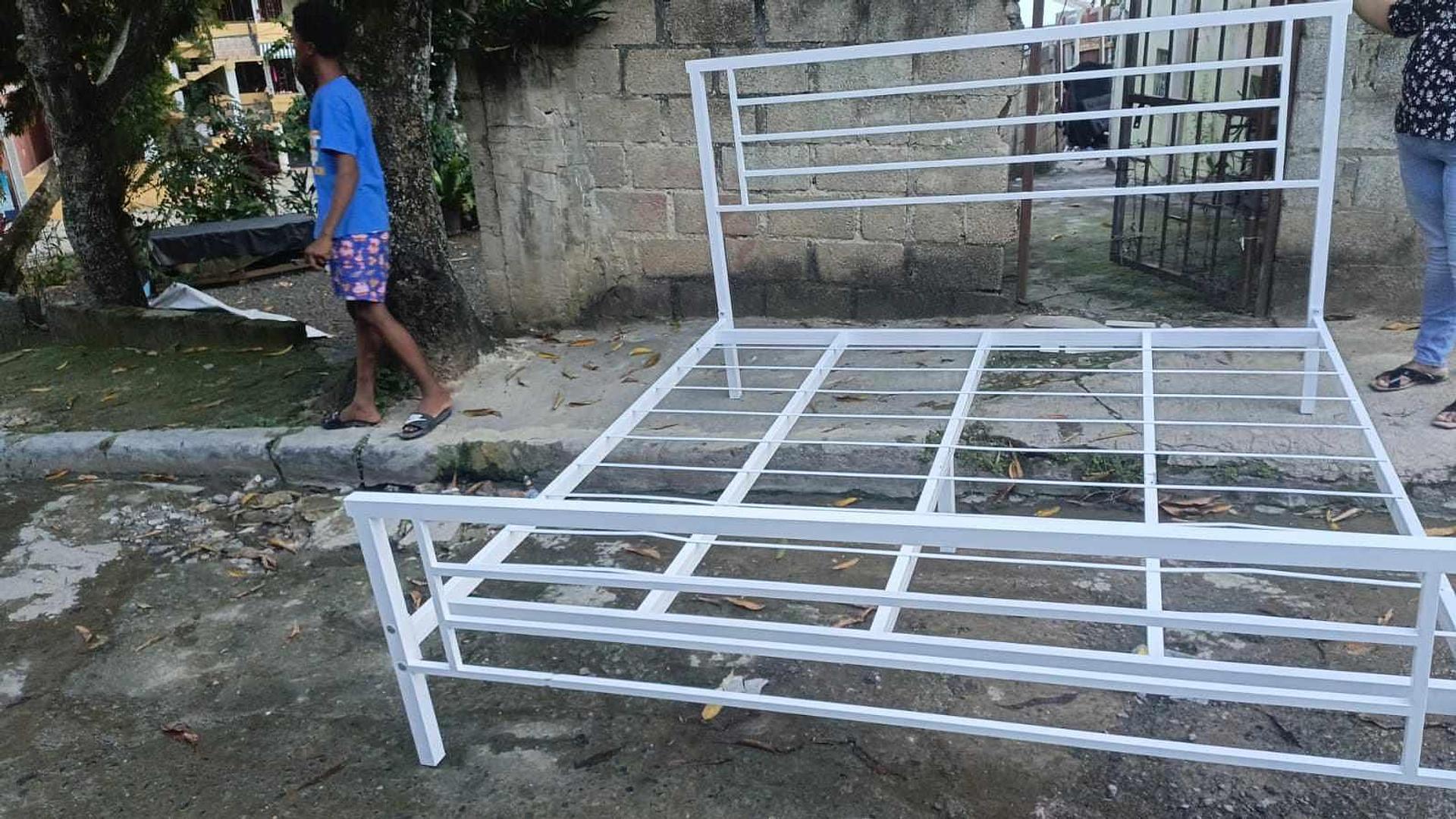 muebles y colchones - bases de cama en hierro galvanizado 2