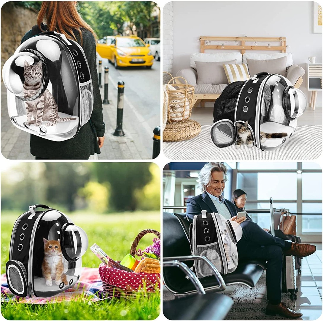 animales y mascotas - Mochila para gatos, bolsa de burbujas para perros, mochila para perros pequeños  4