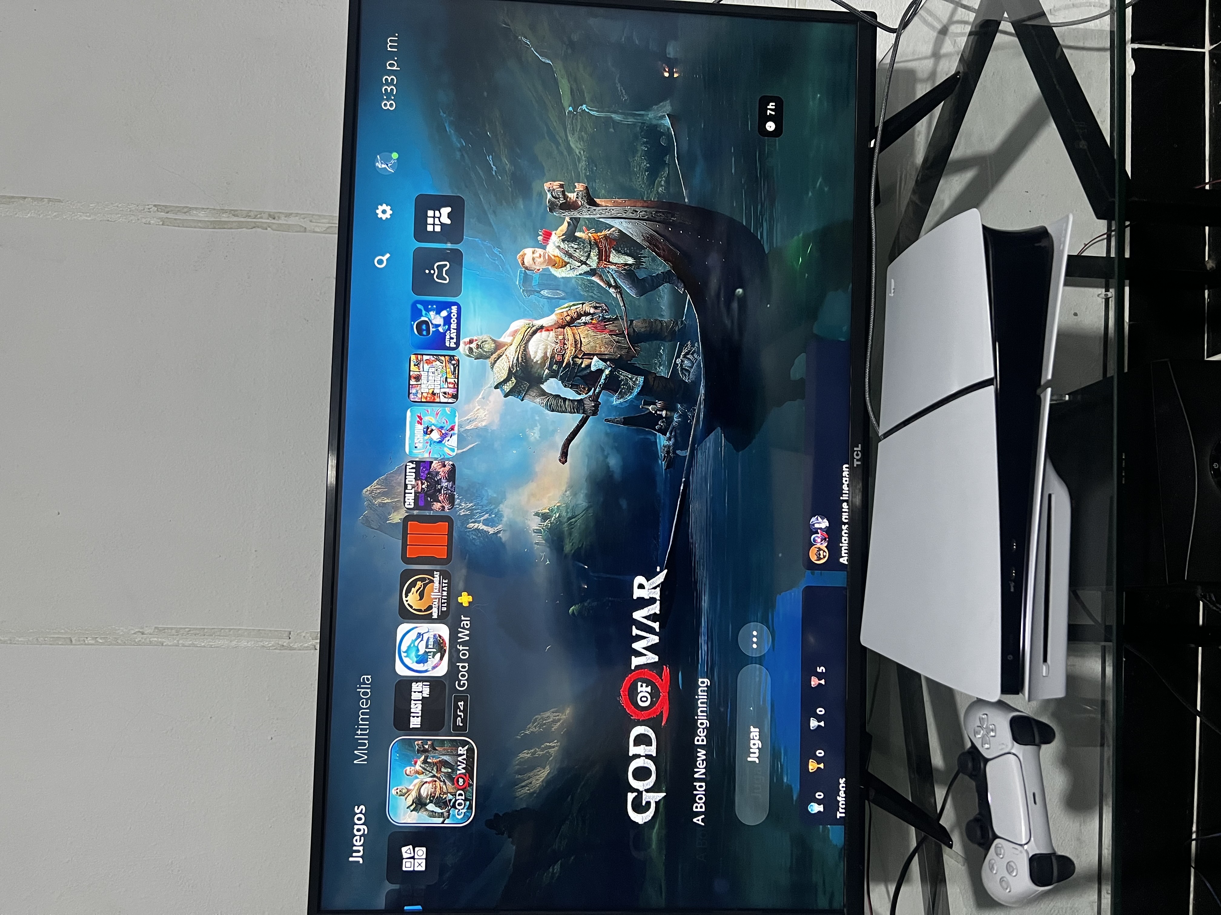 consolas y videojuegos - PS5 slim versión disco con 6 juegos digitales y garantía en oferta 1
