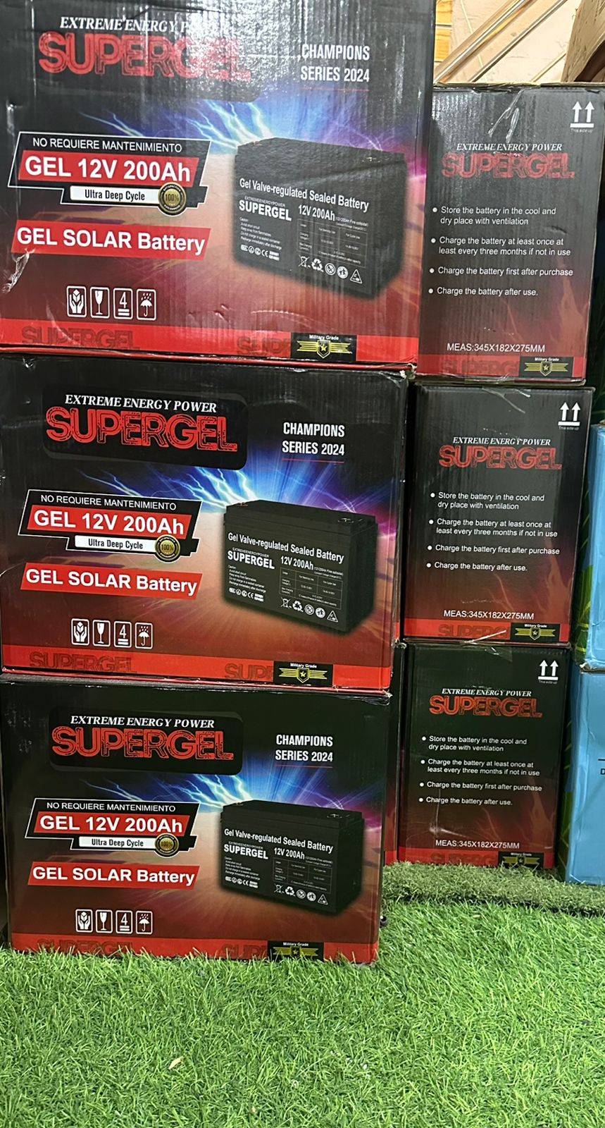 otros electronicos - BATERIA SUPERGEL 200AH 12V (JACOBO SOLAR) 0