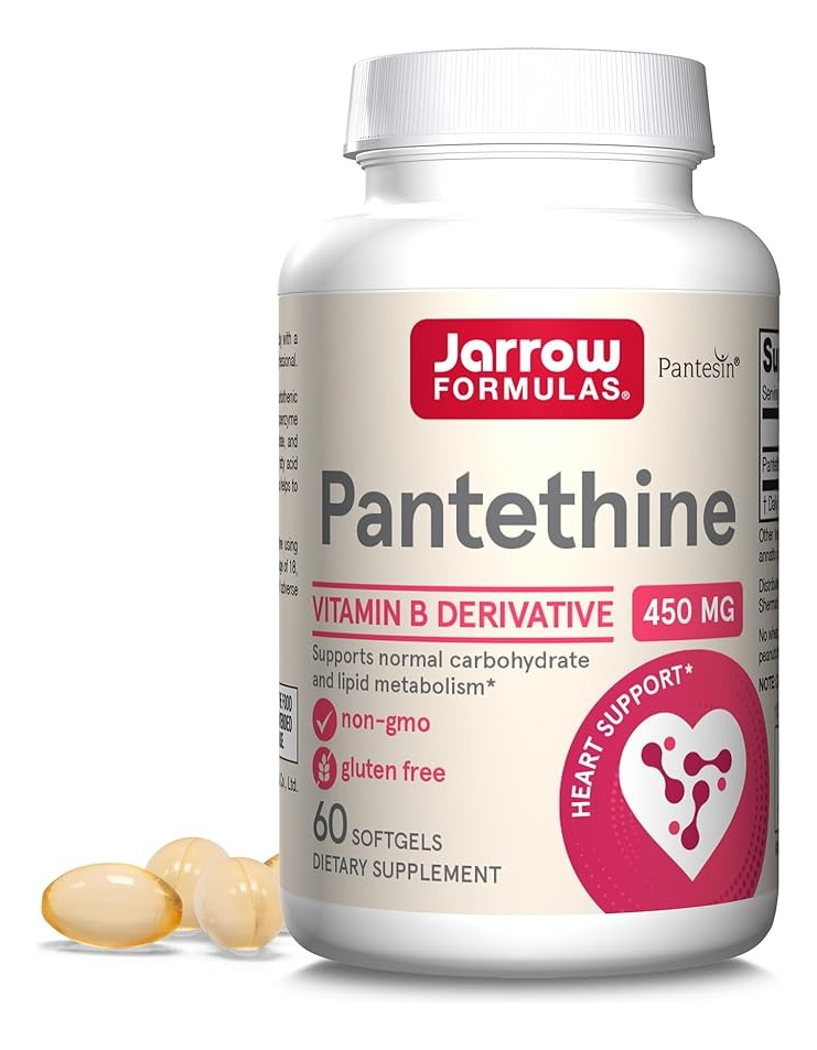 Salud y Equipamiento Médico - Pantethine 450mg 60caps Jarrow - U - Unidad A $3815 0