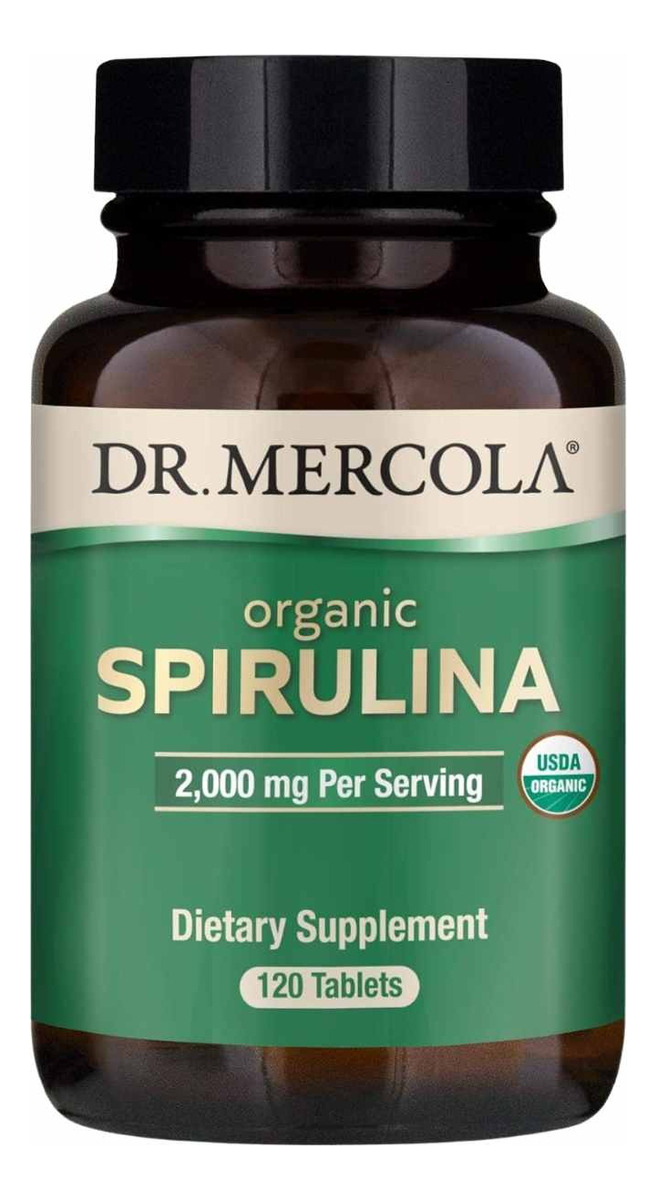 Salud y Equipamiento Médico - Espirulina 120 Cap Dr. Mercola - U - Unidad A $1732 0