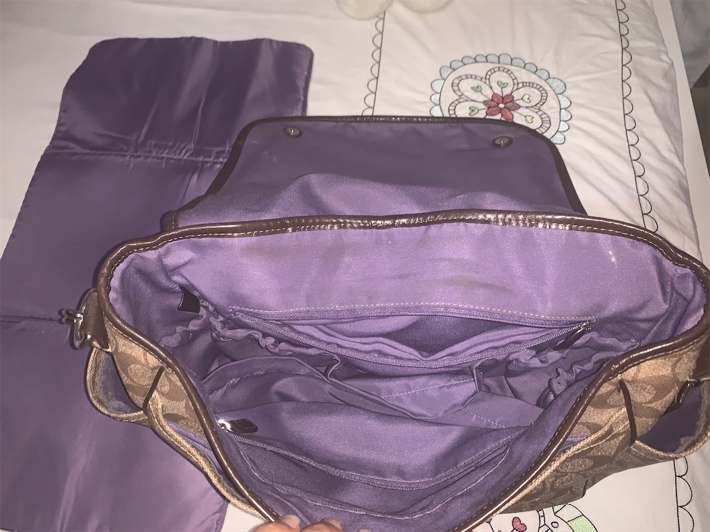 accesorios - Pañalera Coach en excelentes condiciones 1