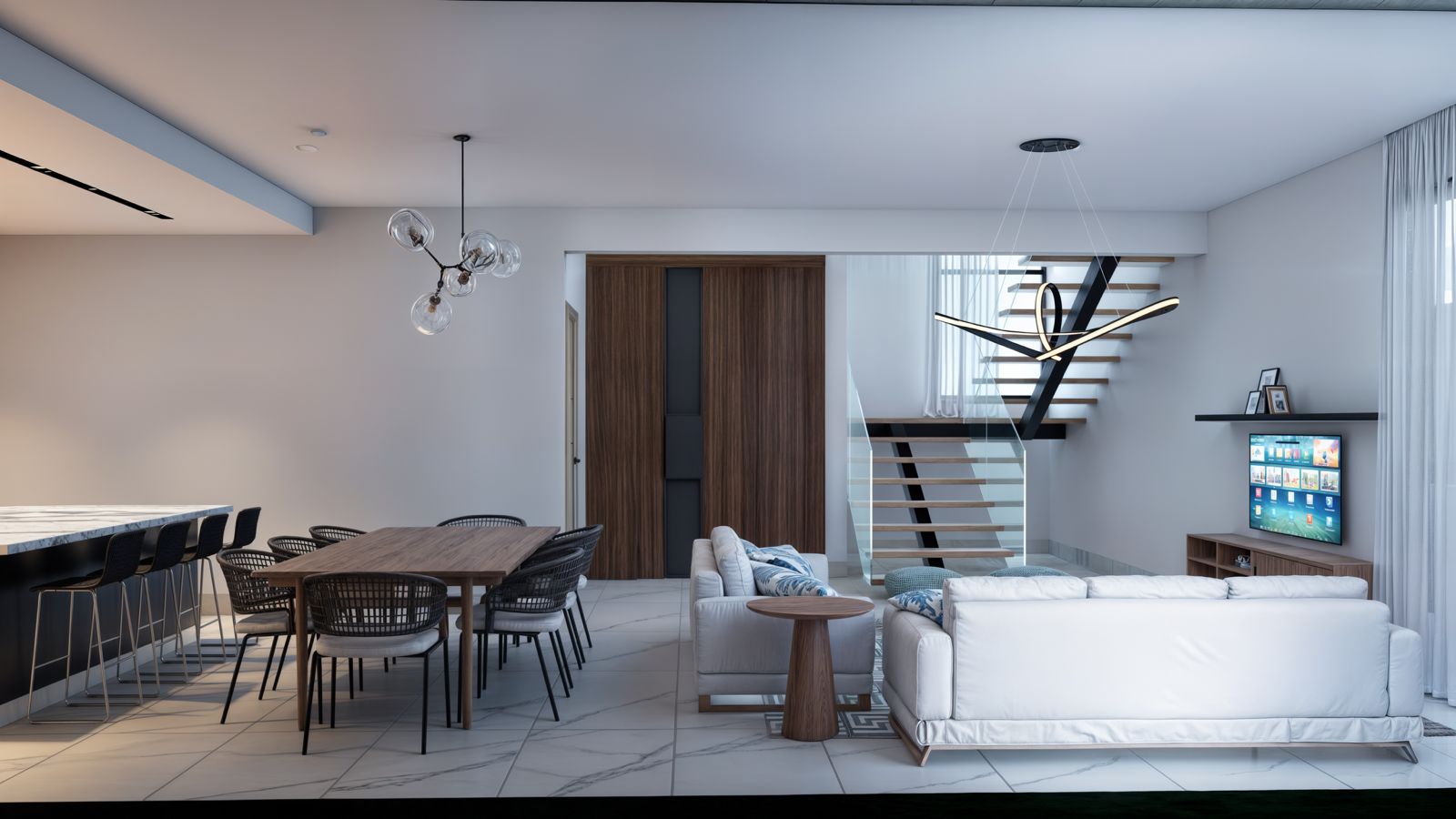 casas - MODERNA CASA EN VENTA, VILLA MARIA, SANTIAGO.