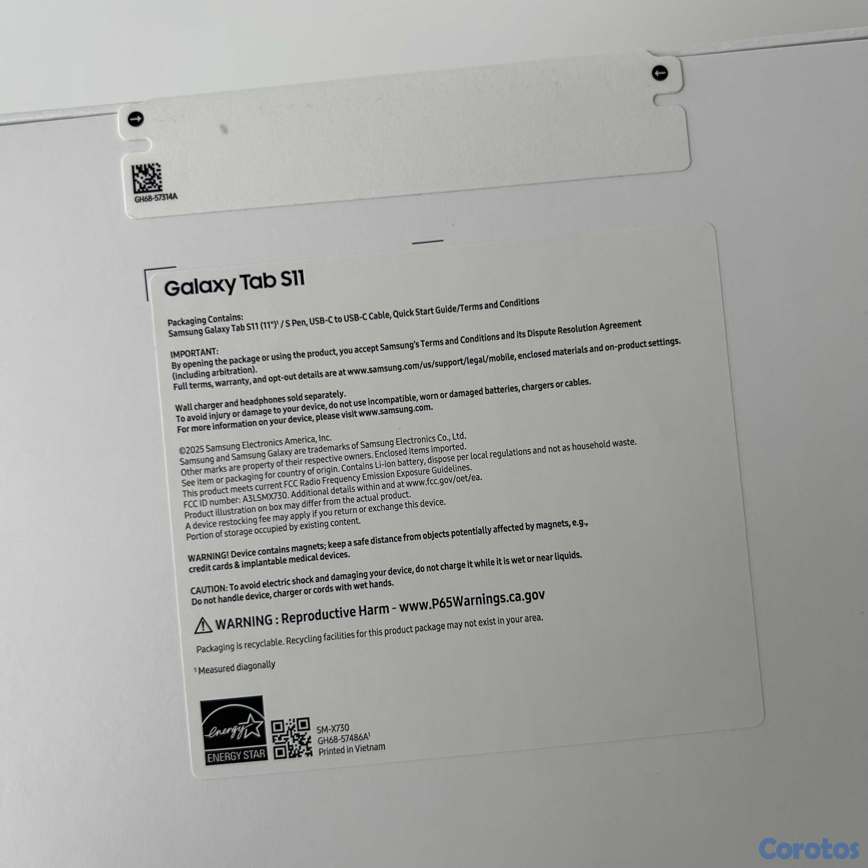 computadoras y laptops - SAMSUNG TAB 11" S11 256GB 12GB RAM  2