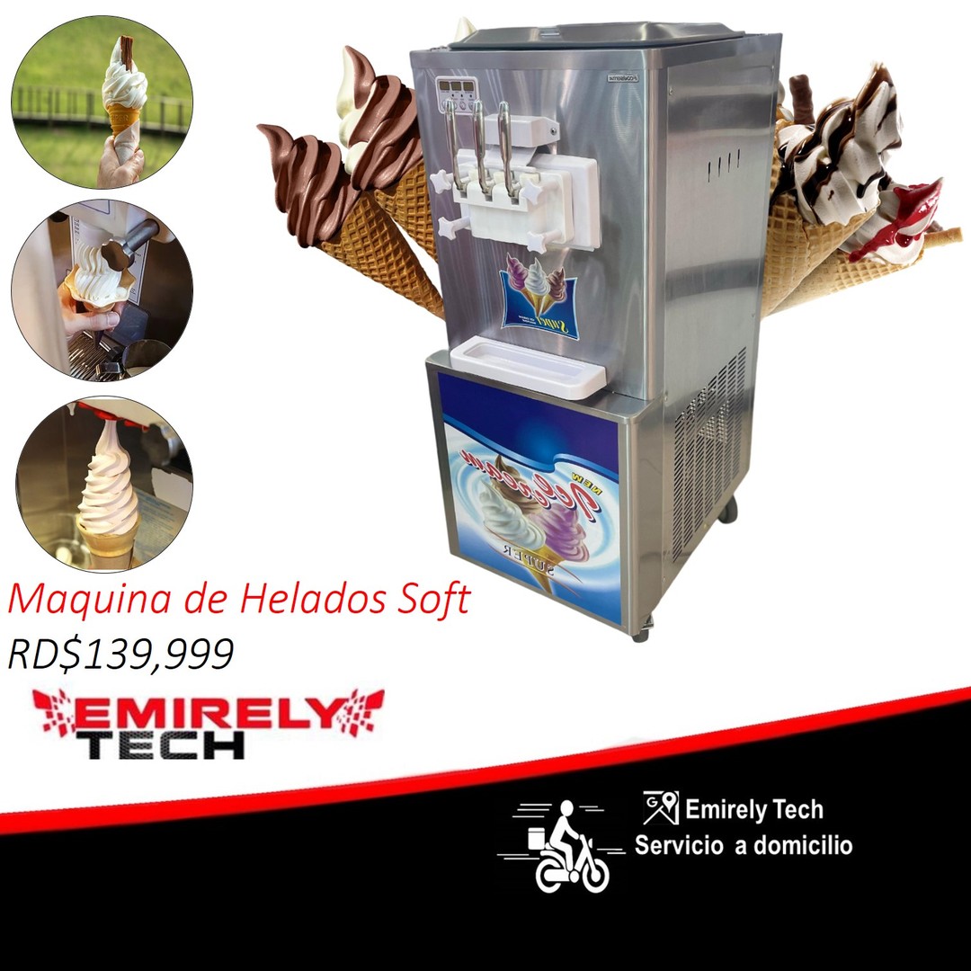 equipos profesionales - Maquina de helados Soft Maquina de hacer helados de conos, varquillas 0