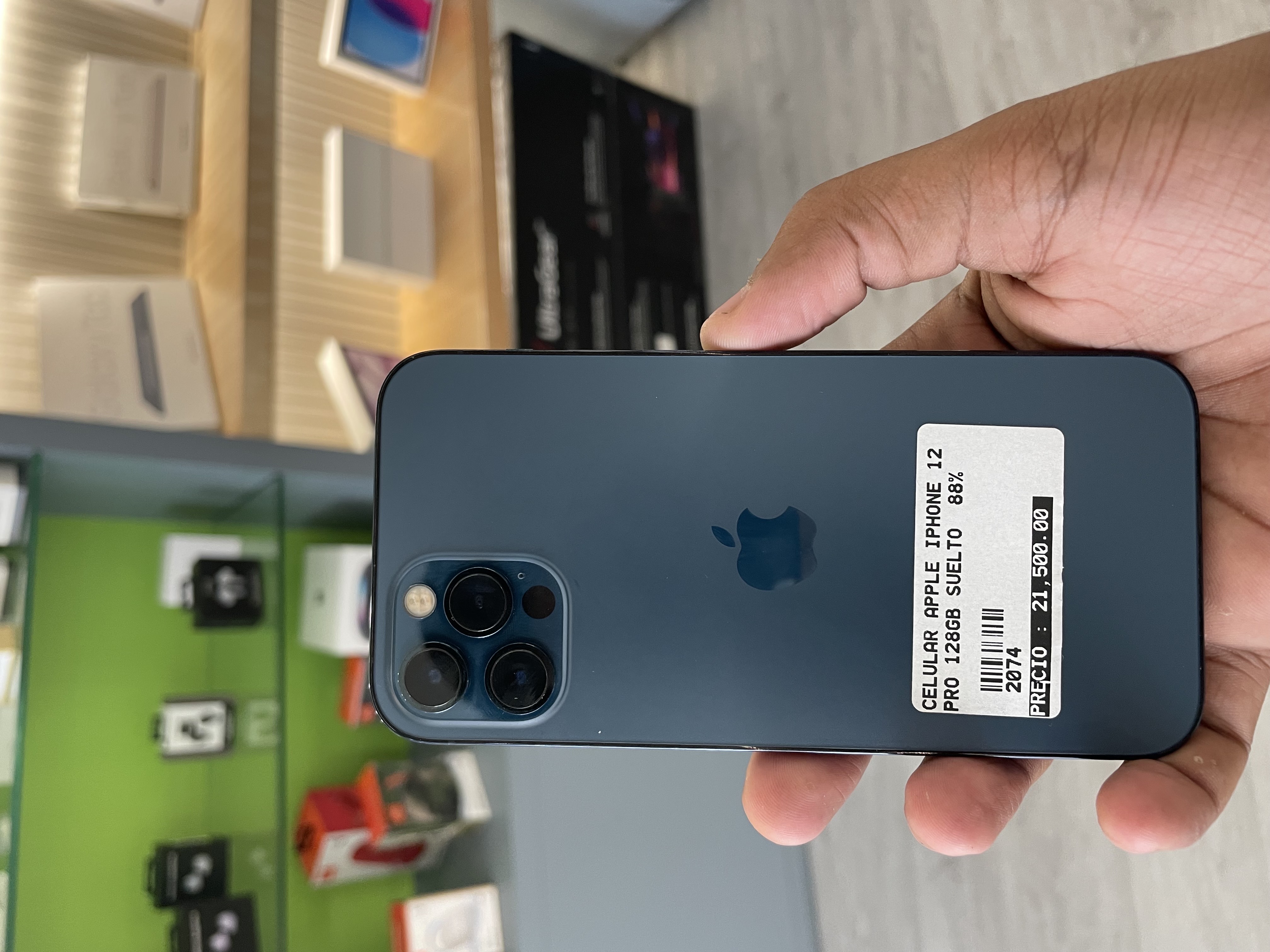 celulares y tabletas - IPHONE 12 PRO 128GbBATERÍA 88% 5