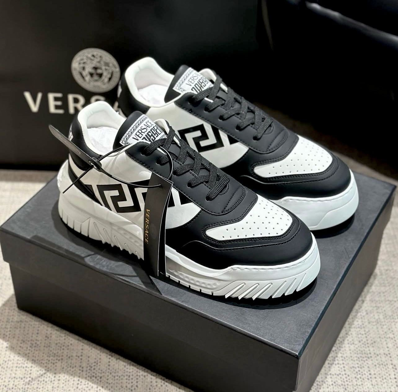zapatos unisex - Tenis Sneakers Versace Gang Game Teni Sneaker Shoes Shoe 2025 🌈 0