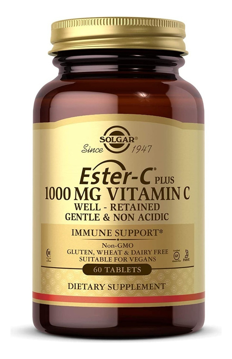 Salud y Equipamiento Médico - Vitamina C 60 Tab Solgar