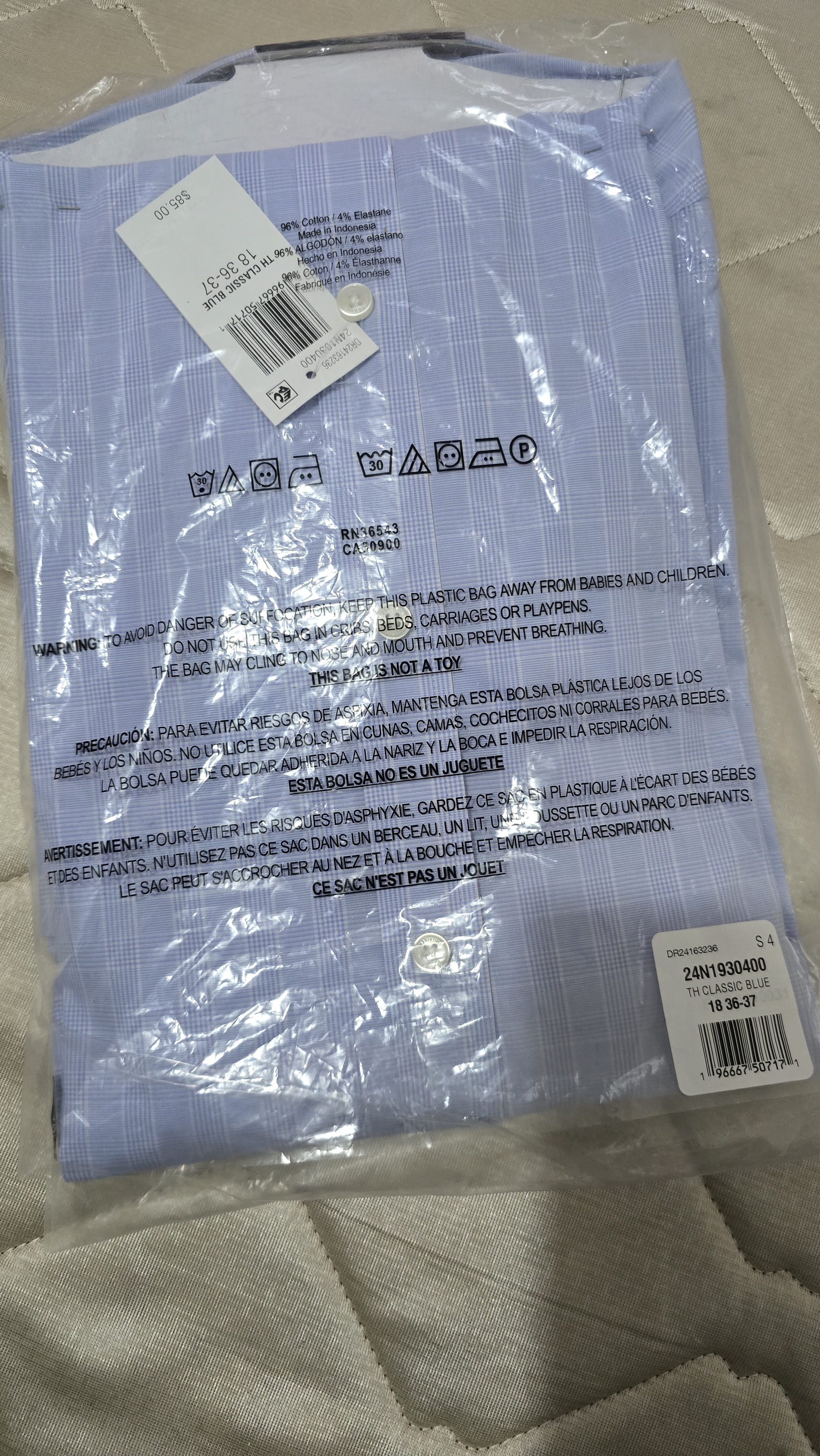 zapatos para hombre - **Vendo camisa nueva Tommy azul 2XL 2