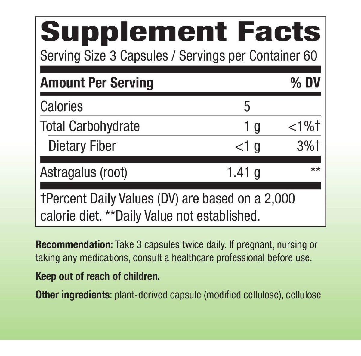 Salud y Equipamiento Médico - Astragalo 1410 Mg Nature S Way 1