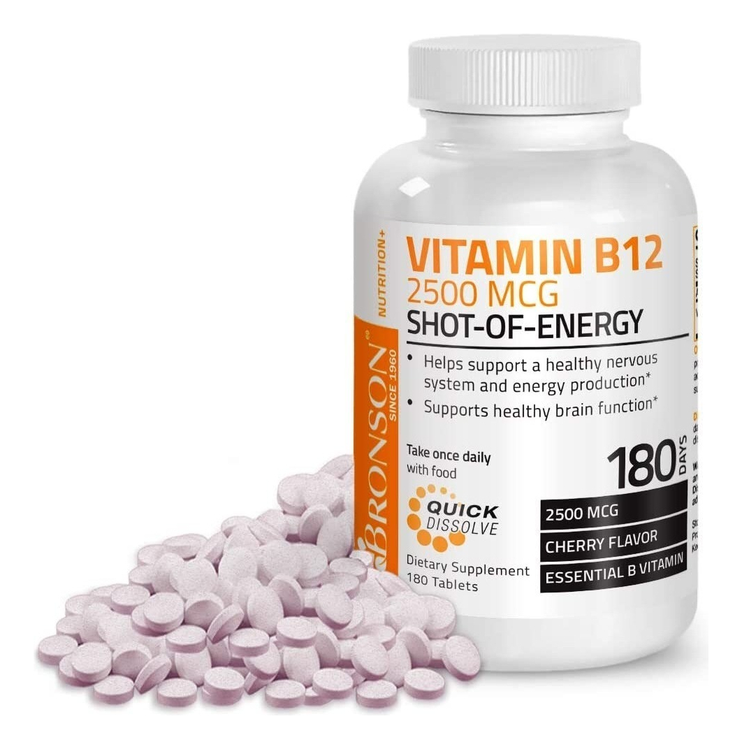 Salud y Equipamiento Médico - Vitamina B12 2500 Mcg Bronson